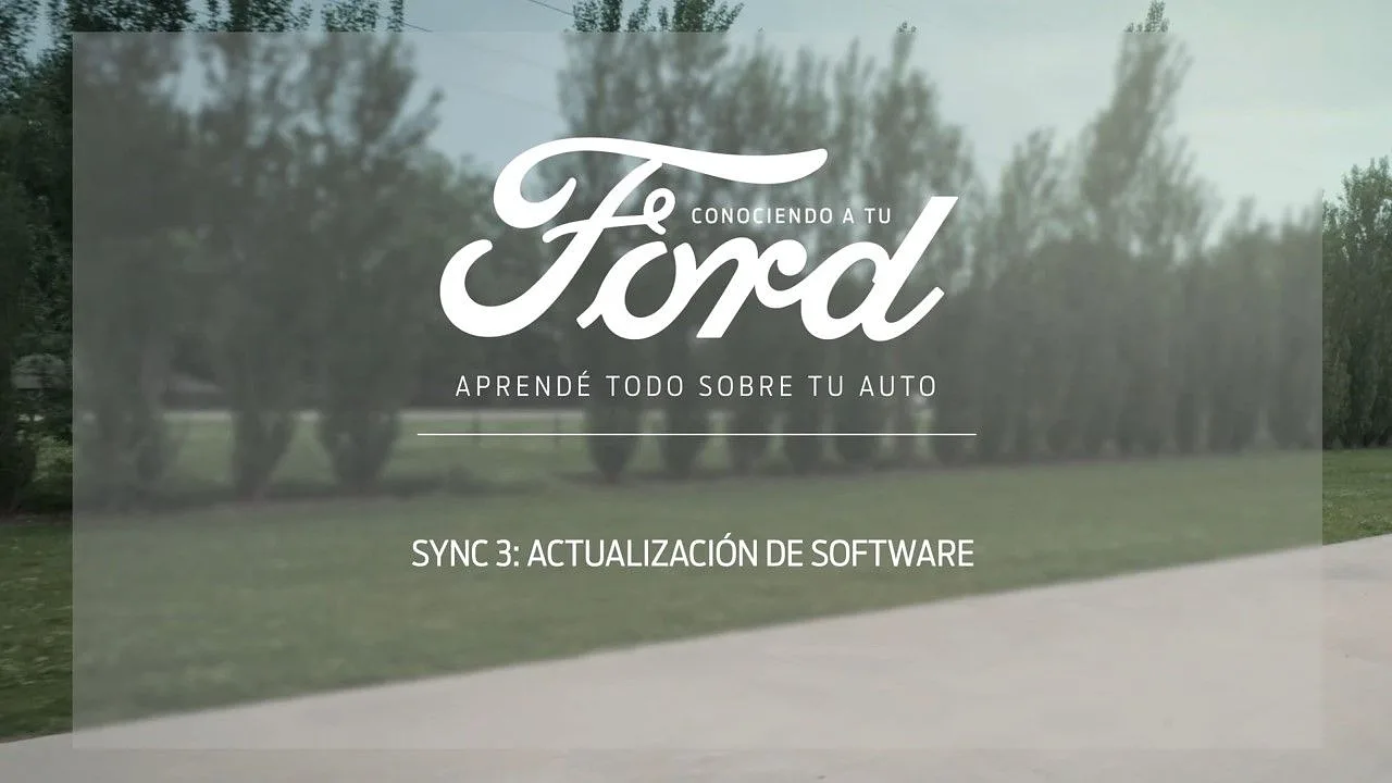 Actualización SYNC® 3