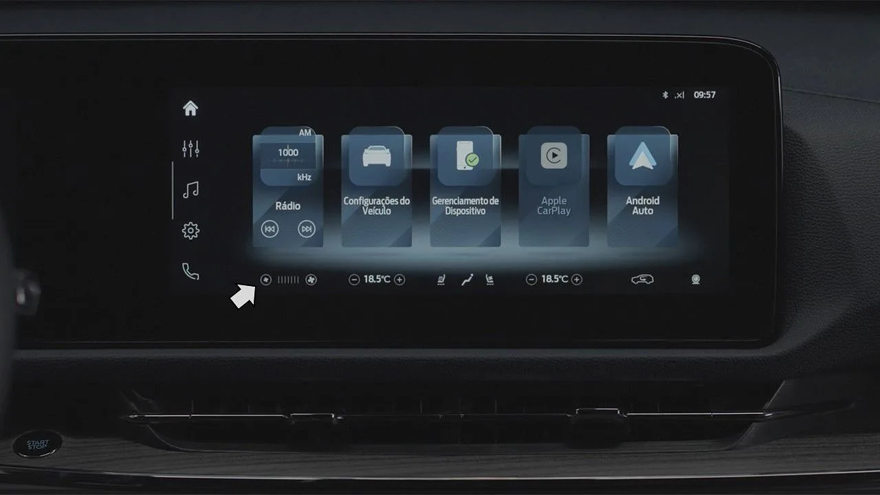 Ar Condicionado Digital Dual Zone
